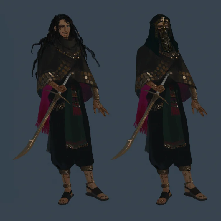 A design sheet for my Dungeons & Dragons character Cero