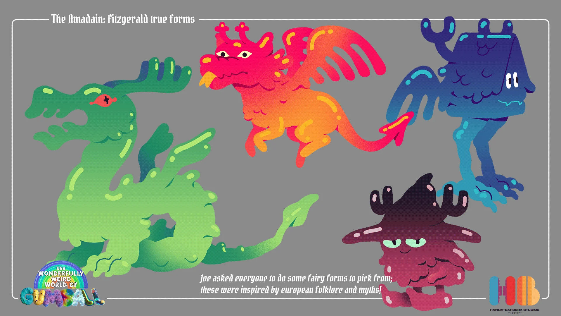 Fitzgeralds fairy forms research, for the episode 'The Amadain' from The Wonderfully Weird World of Gumball