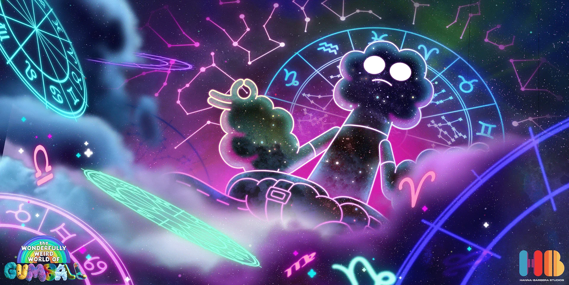 background work done for The Wonderfully Weird World of Gumball. I also did visual development for this Astral Realm sequence!