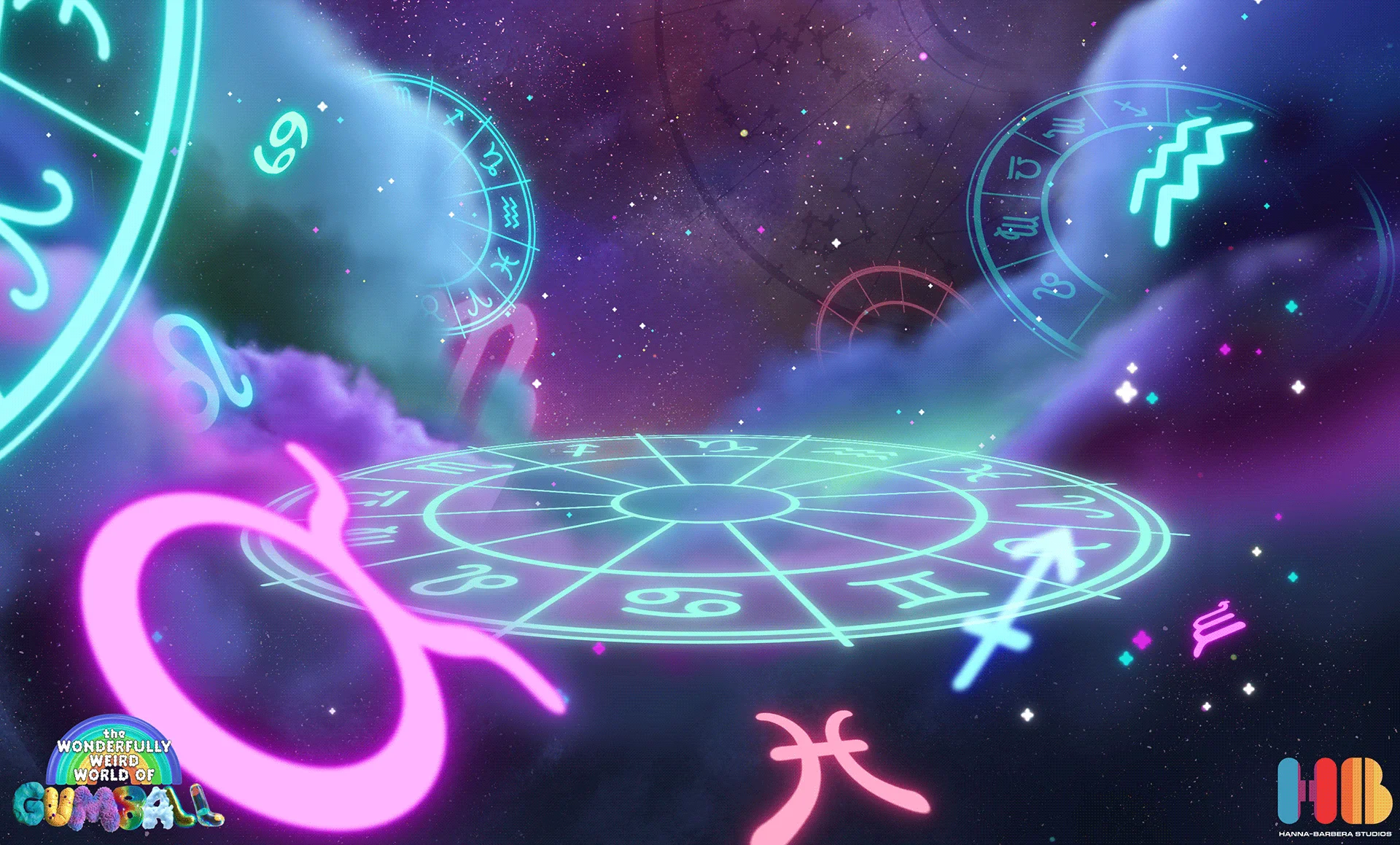 background work done for The Wonderfully Weird World of Gumball. I also did visual development for this Astral Realm sequence!