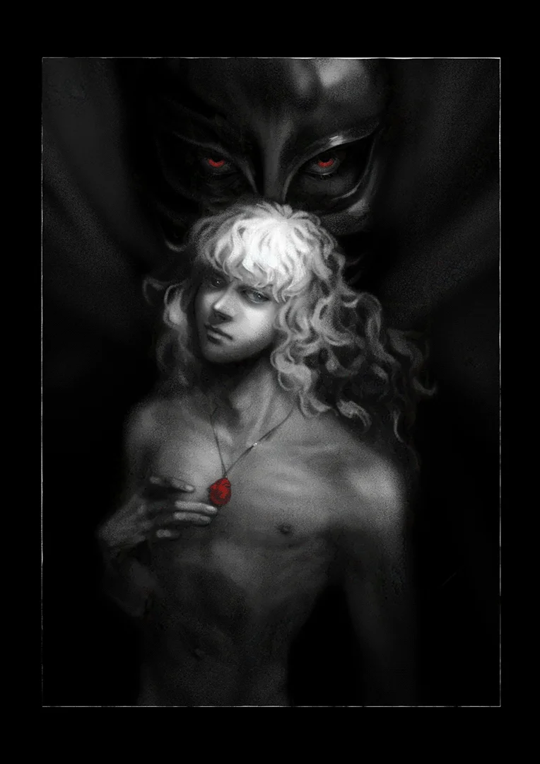 fanart of Berserk depicting Griffith