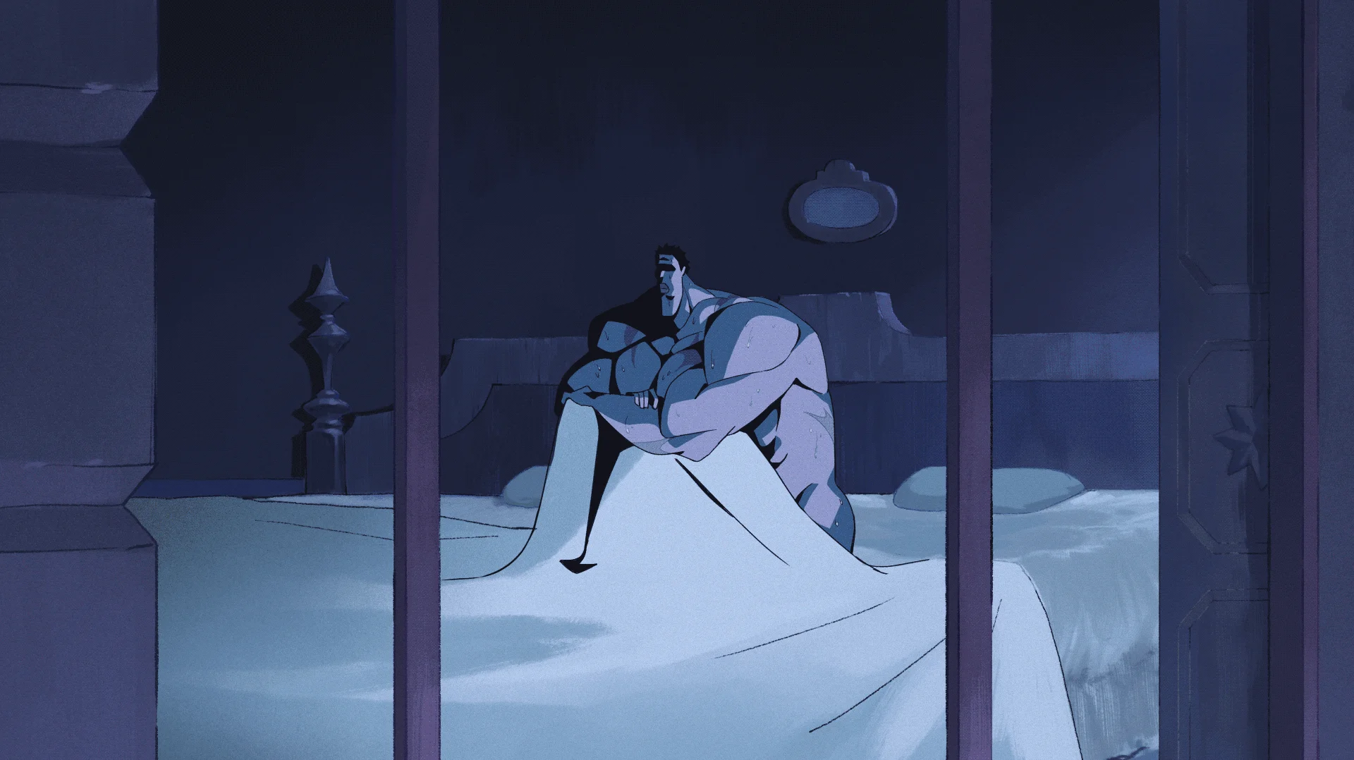background paint for the short film 'My Husband'