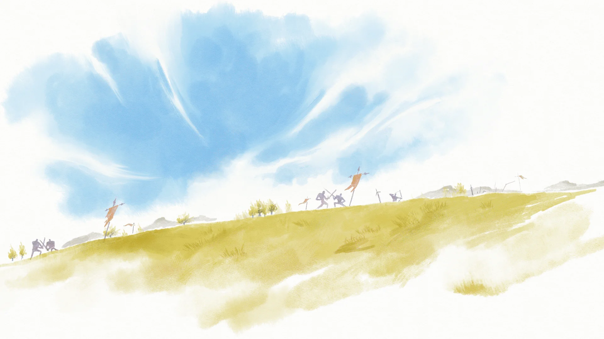 background paint for the short film 'My Husband'