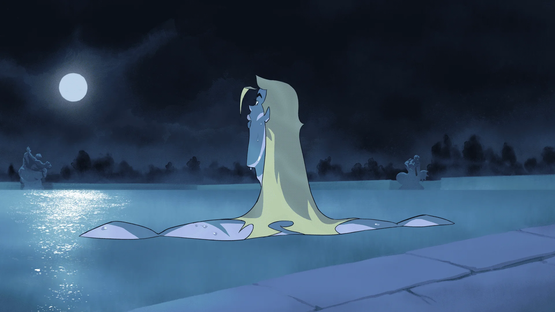 background paint for the short film 'My Husband'