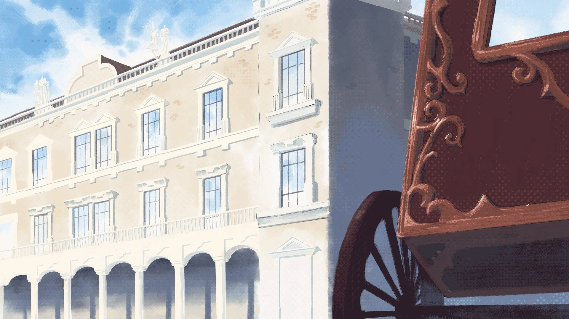 background paint for the short film 'My Husband'