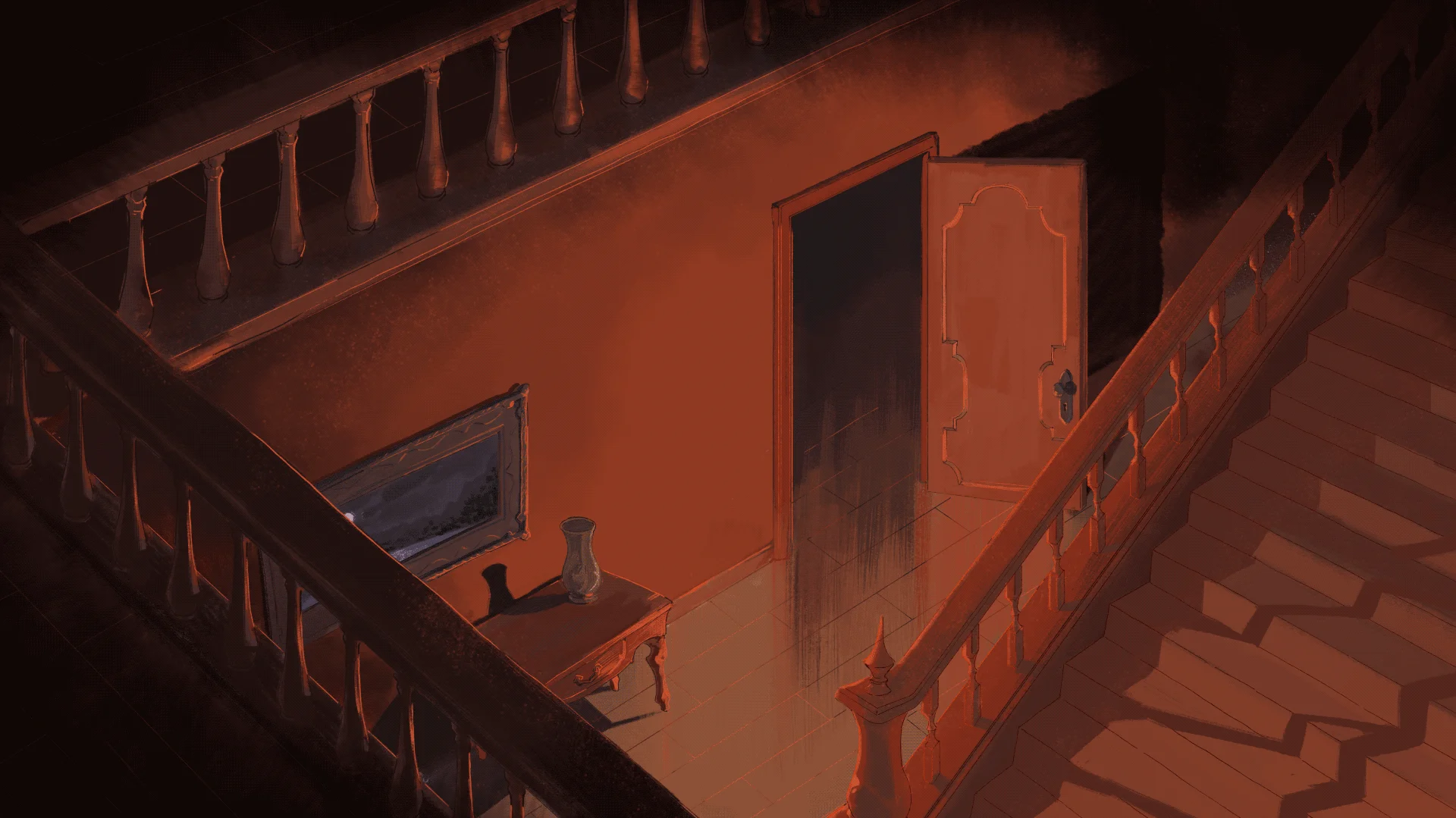 background paint for the short film 'My Husband'