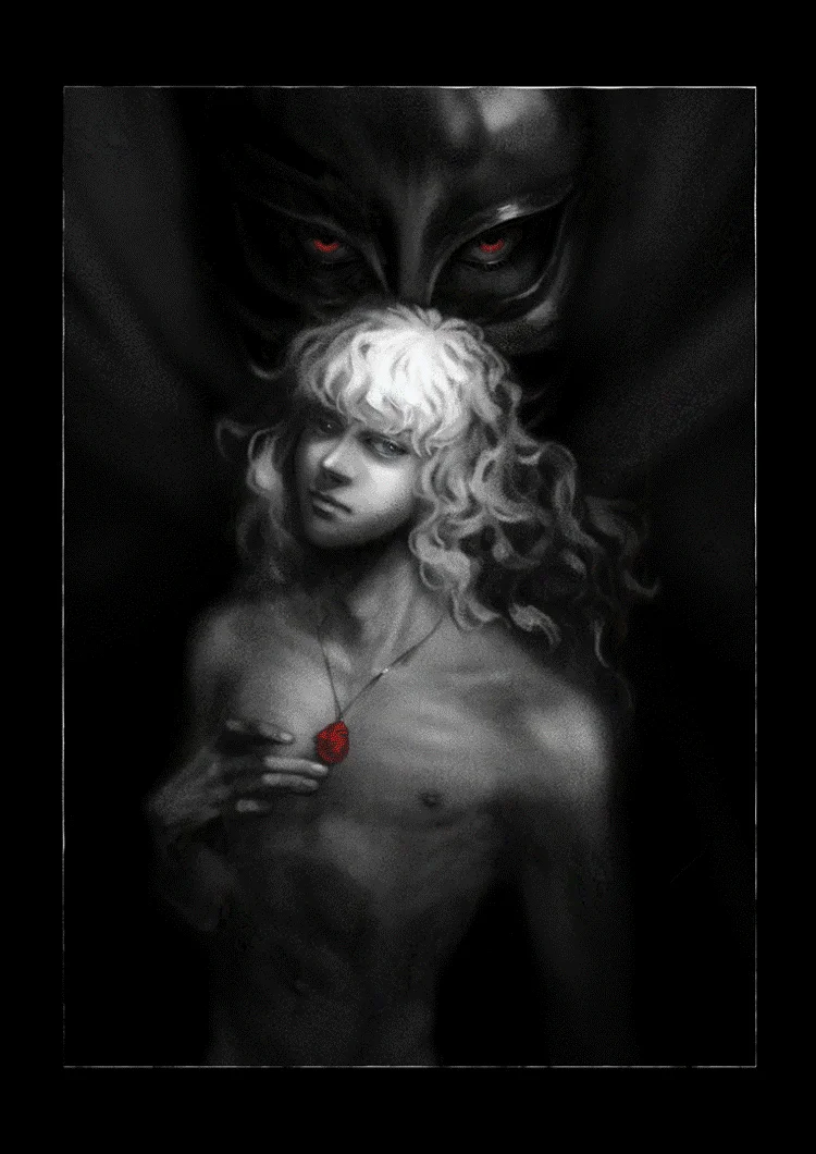 fanart of Berserk depicting Griffith